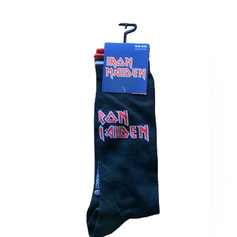 Iron Maiden socks.